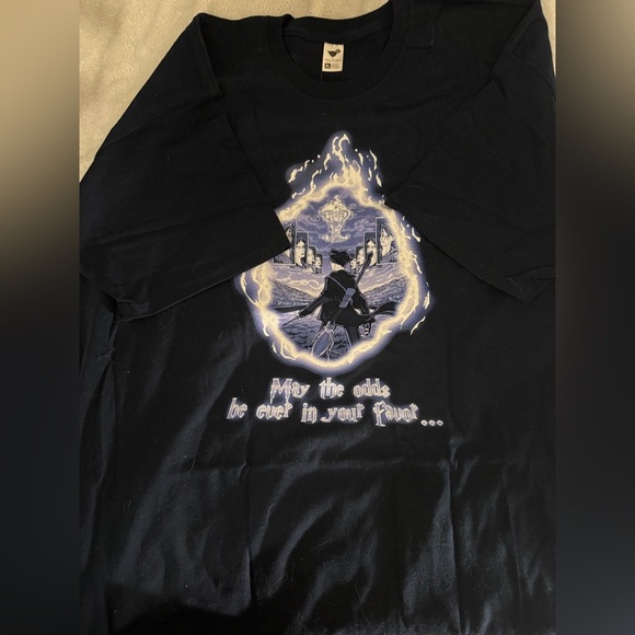 Rare! Crossover Harry Potter and The Hunger Games t-shirt - Picture 3 of 4